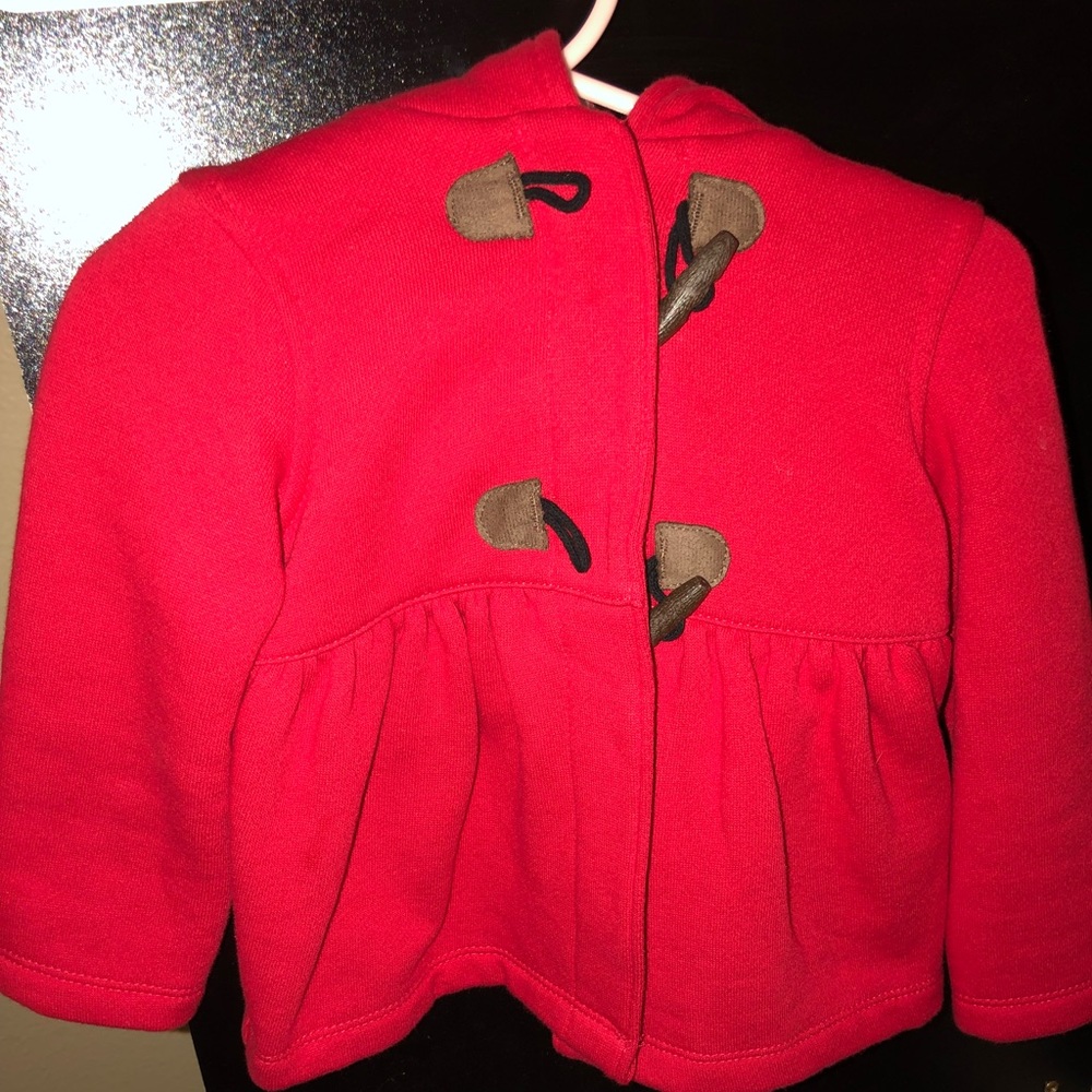 Red Zipper Sweater.